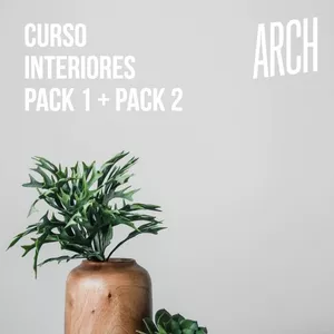 Imagem principal do produto ARCH Cursos Interiores Pack 1 + Pack 2