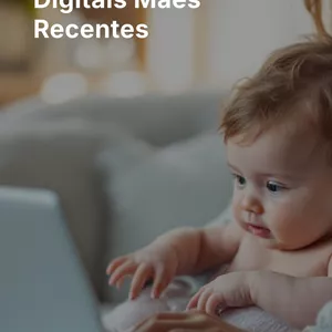 Imagem de capa para o Ebook Negócios Digitais para Mães Recentes