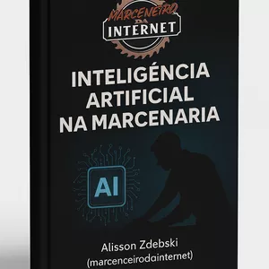Imagem de capa para o Ebook Intelgencia Artificial na marcenaria 