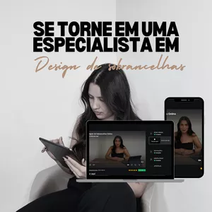 Imagem de capa para o Curso online Formação - Design de Sobrancelhas