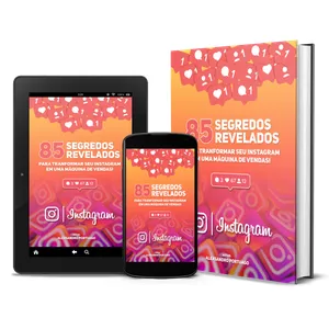 Imagem de capa para o Ebook 85 Segredos Revelados Para Transformar Seu Instagram Em Uma Máquina de Vendas