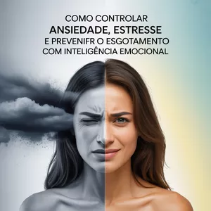Imagem de capa para o Ebook COMO CONTROLAR A ANSIEDADE, ESTRESSE E PREVINIR O BERNOUT
