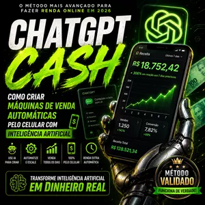 Imagem do curso CHATGPT CASH — Como Criar Máquinas Automáticas de Venda Pelo Celular Usando IA