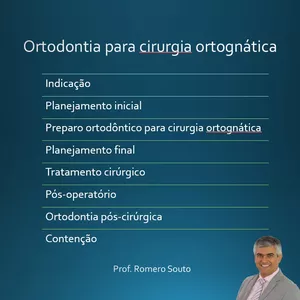 Imagem de capa para o Curso online Ortodontia para cirurgia ortognática