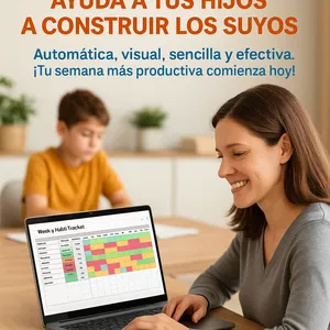 Imagen de portada para Curso online Plantilla para Control de Hábitos Semanales