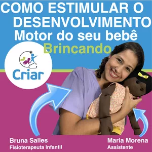 Imagem do curso Como Estimular o Desenvolvimento Motor do seu Bebê brincando.