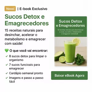 Imagem de capa para o Ebook Sucos Detox e termogênicos 
