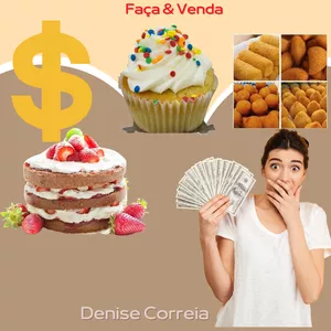 Imagem de capa para o Ebook Renda Extra JÁ! 80 Receitas Faça & Venda - Doces e Salgados