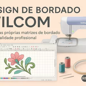 Imagem de capa para o Curso online Designer de Bordados - Wilcom