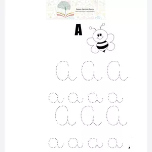 Imagem principal do produto Atividades de letras cursivas