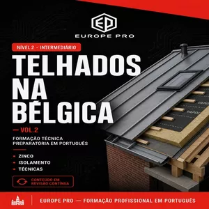 Imagem de Telhados na Bélgica — Vol.2 Intermediário | Edição 2026 criado por Europe Pro na hotmart