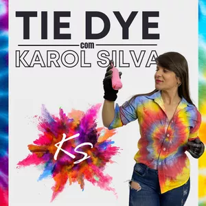 Imagem do curso Tie Dye com Karol Silva- Técnicas do Básico ao Avançado