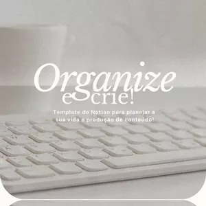 Imagem de capa para o Curso online Organize e crie!