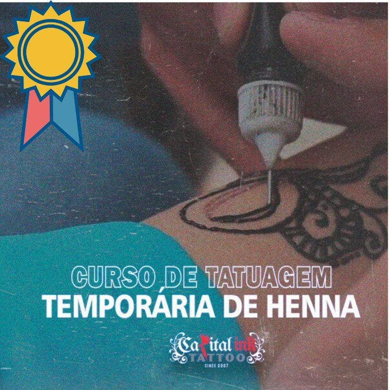 Curso de Tatuagem Temporária de Henna 