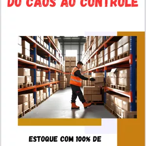 Imagem de capa para o Ebook Do caos ao controle - Estoque com 100% de acuracidade