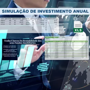 Imagem de capa para o Ebook Planilha Simulação de Investimentos
