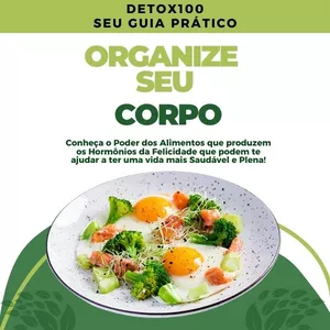 Imagem de capa para o Ebook Programa DeTOX100 - Organize seu corpo