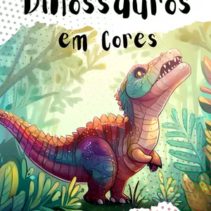Imagem de capa para o Ebook Dinossauros Em Cores 