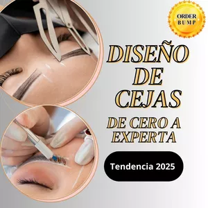 Imagen de portada para Ebook Diseño de cejas de cero a experta 