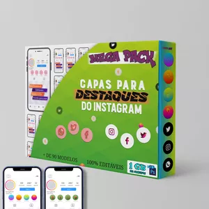 Imagem principal do produto Mega Pack - Capa para Destaque do Instagram