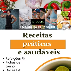 Imagem de capa para o Ebook E-book: Emagreça com Saúde Receitas Práticas e Saudáveis
