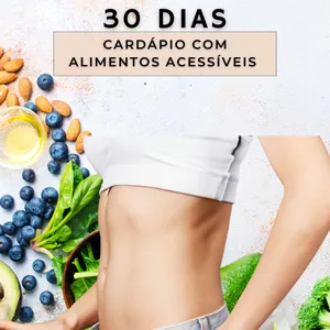 Imagem do curso SUPER MAGRA EM 30 DIAS!  (cardápio com alimentos acessíveis)
