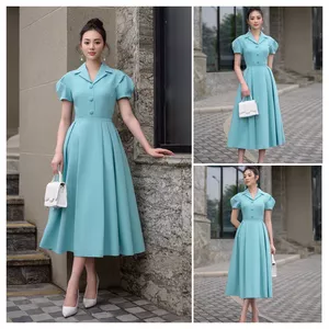 Imagem de capa para o Ebook MOLDE EM PDF VESTIDO MIDI VINTAGE 