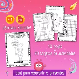 Imagen de portada para Ebook Kit Tarjetas de Actividades - Souvenir (Editable e Imprimible)