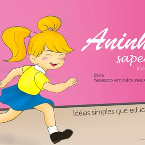 Imagem de capa para o Ebook Aninha Sapeca - Livro Infantil