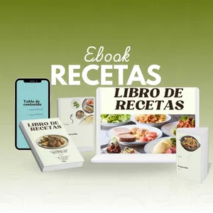 Imagen de portada para Ebook Plantilla Editable de Recetas – Versión Canva Gratis y Pro + Bonus
