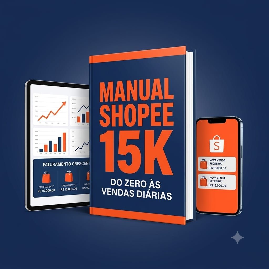 Manual Shopee 15K, Do zero às Vendas Diárias>
