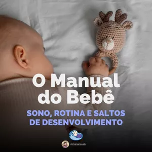 Imagem de capa para o Ebook O Manual do Bebê - SONO, ROTINA E SALTOS DO DESENVOLVIMENTO