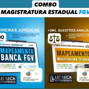 Imagem de capa para o Curso online COMBO MAGISTRATURA ESTADUAL FGV 2025 (COM ATUALIZAÇÃO POSTERIOR ATÉ 31/12/2025)