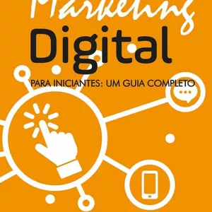 Imagem de capa para o Ebook Marketing digital para iniciantes: Um guia completo.