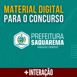 Imagem de capa para o Ebook Material Digital Concurso de Saquarema