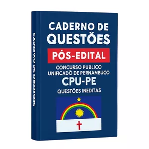 Imagem de capa para o Ebook 400 Questões Pós-Edital CPU PE 2025 – Concurso Público Unificado de Pernambuco Leis 14.133-2021 (Art. 1º ao 176 – Nova Lei de Licitações), 14.236-2010, 17.405-2021, 11.427-1997, 12.984-2005 Decreto 38.483-2012 – Resíduos Sólidos, Águas