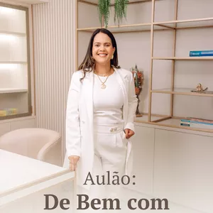 Imagem de capa para o Curso online Aulão: "De Bem com a Ansiedade"