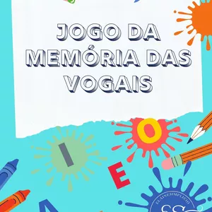 Imagem de capa para o Ebook Jogo da Memória das Vogais