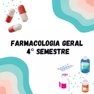 Imagem de capa para o Ebook Resumo farmacologia 4° semestre