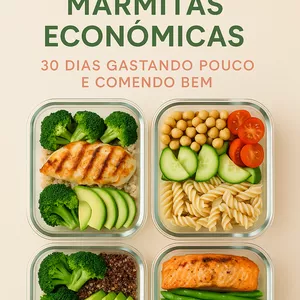 Imagem de capa para o Ebook Planner de Refeições Econômicas + 30 Dias de Sucos Saudáveis