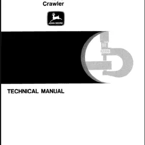 Cover image for Ebook John Deere 450C Crawler Technical Service Manual JD450C TM1102
