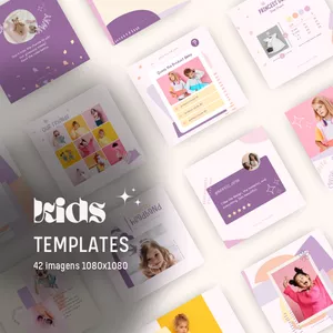 Imagem de capa para o Ebook Kids Templates 