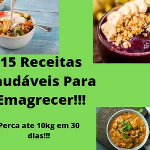 Imagem de capa para o Curso online 15 Receitas Para Emagrecer