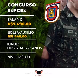 Imagem de capa para o Ebook O Melhor Curso Preparatório Para ESPCEX/ESA e Mais Barato do Brasil