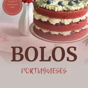 Imagem de capa para o Ebook  receitas de bolos portugueses