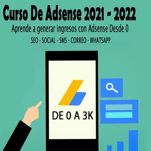 Imagem principal do produto Curso AdSense - 2022