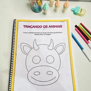 Imagem de capa para o Ebook Apostila de Educação Especial: Traçando os Animais