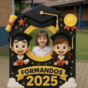 Imagem de capa para o Ebook Moldura para Foto – Formandos 2025