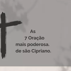 Imagem de capa para o Ebook As 7 Oração mais forte de são Cipriano 