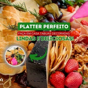 Imagem de capa para o Curso online Platter Perfeito - Faça em casa tábuas lindas e deliciosas